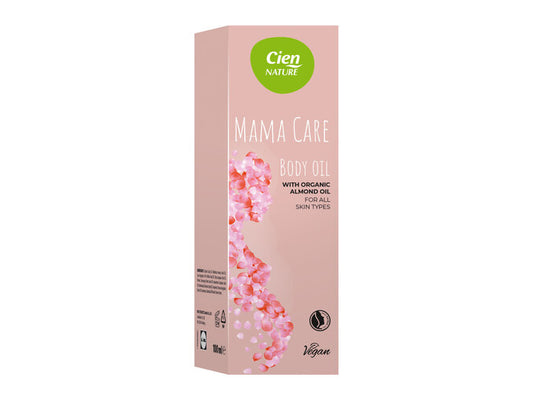 Cien Mama Care oil for the body with organic almond oil.