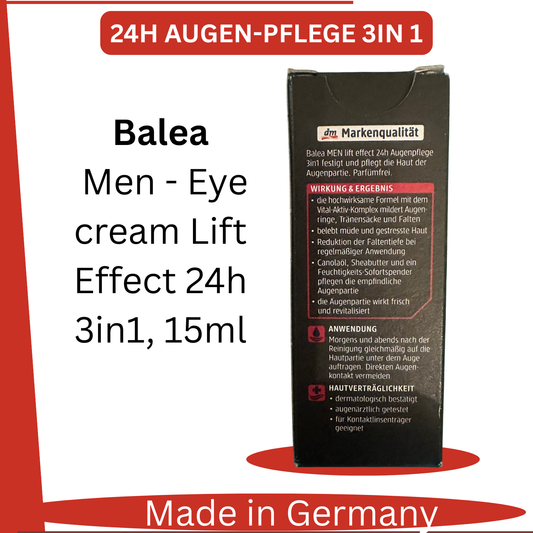 Balea 24h Men eye Restorative and firmness cream - Germany