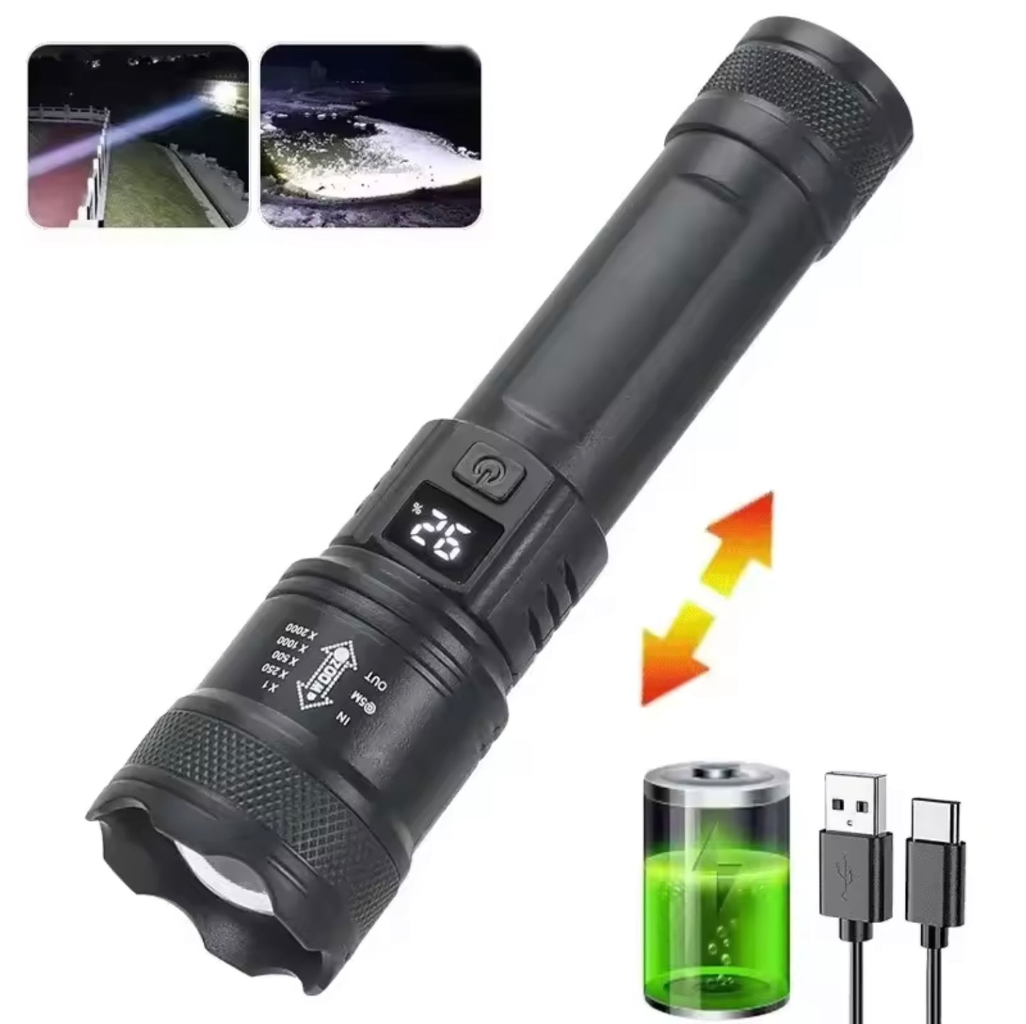 High Power LED Flashlight