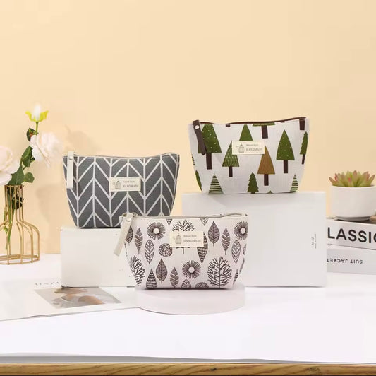 Canvas Cosmetic Bag