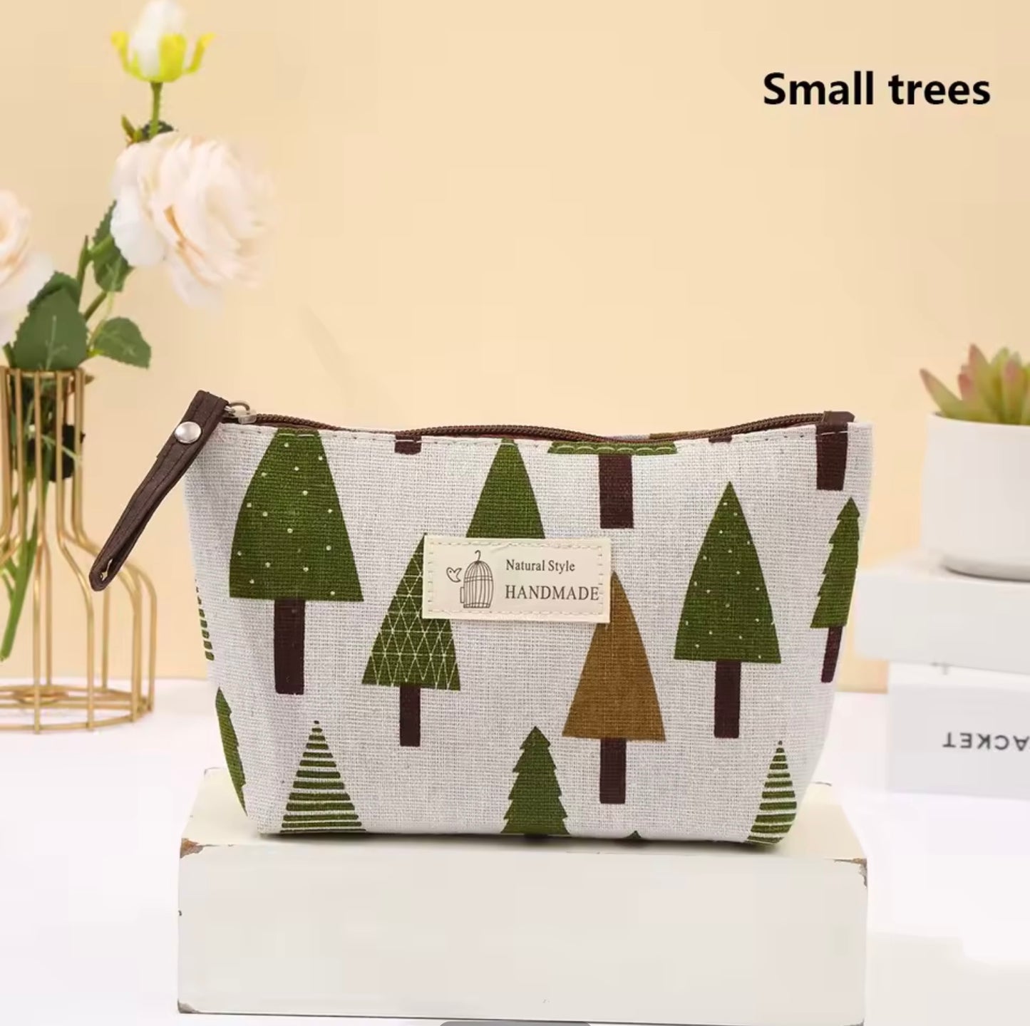 Canvas Cosmetic Bag