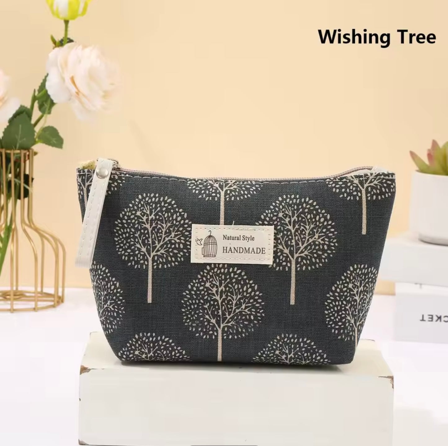 Canvas Cosmetic Bag