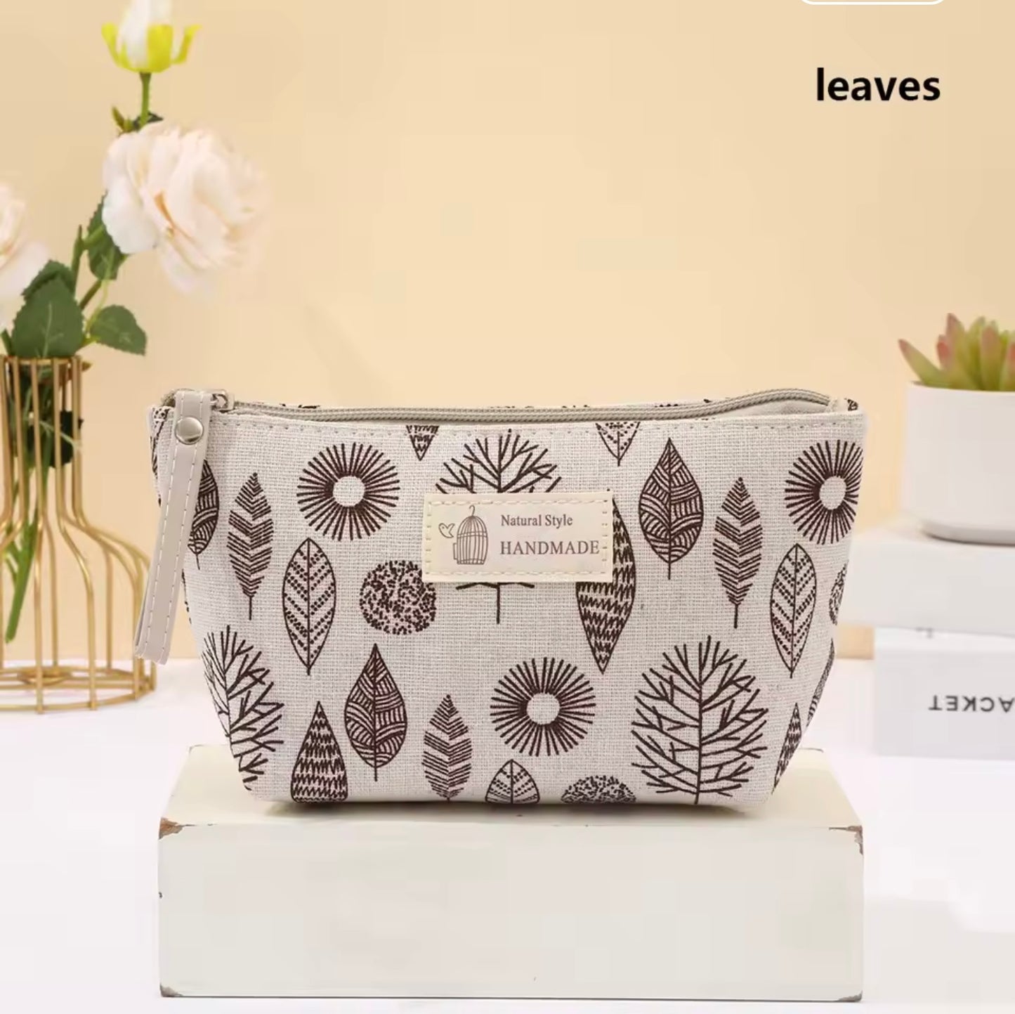 Canvas Cosmetic Bag