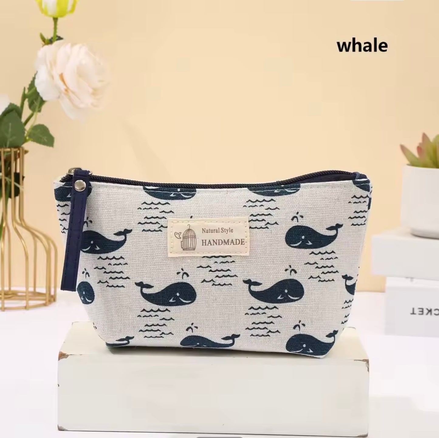 Canvas Cosmetic Bag