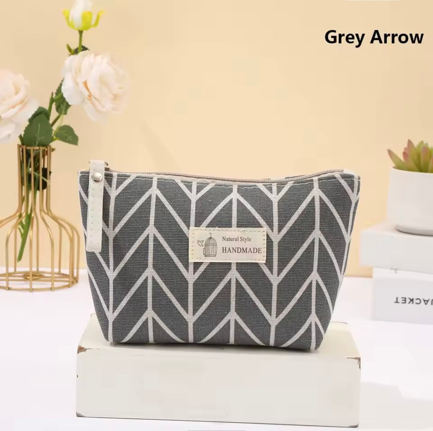 Canvas Cosmetic Bag