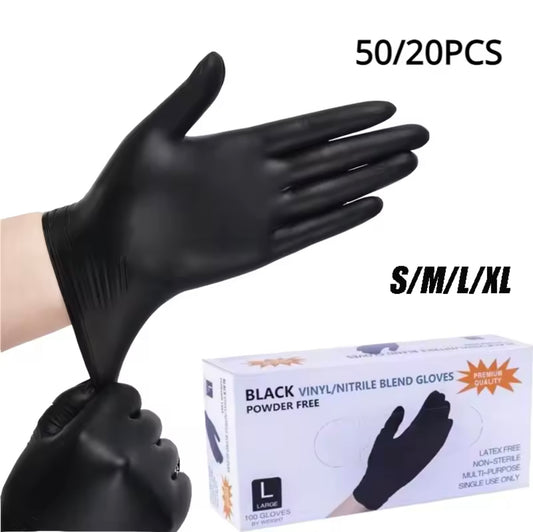 Black Nitrile Gloves