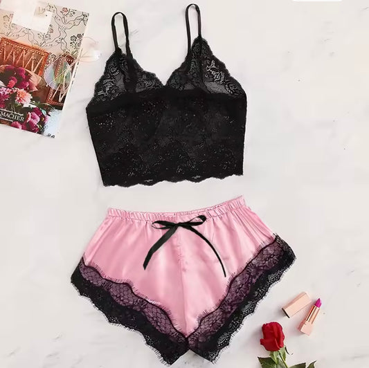 Lace Pajamas Set