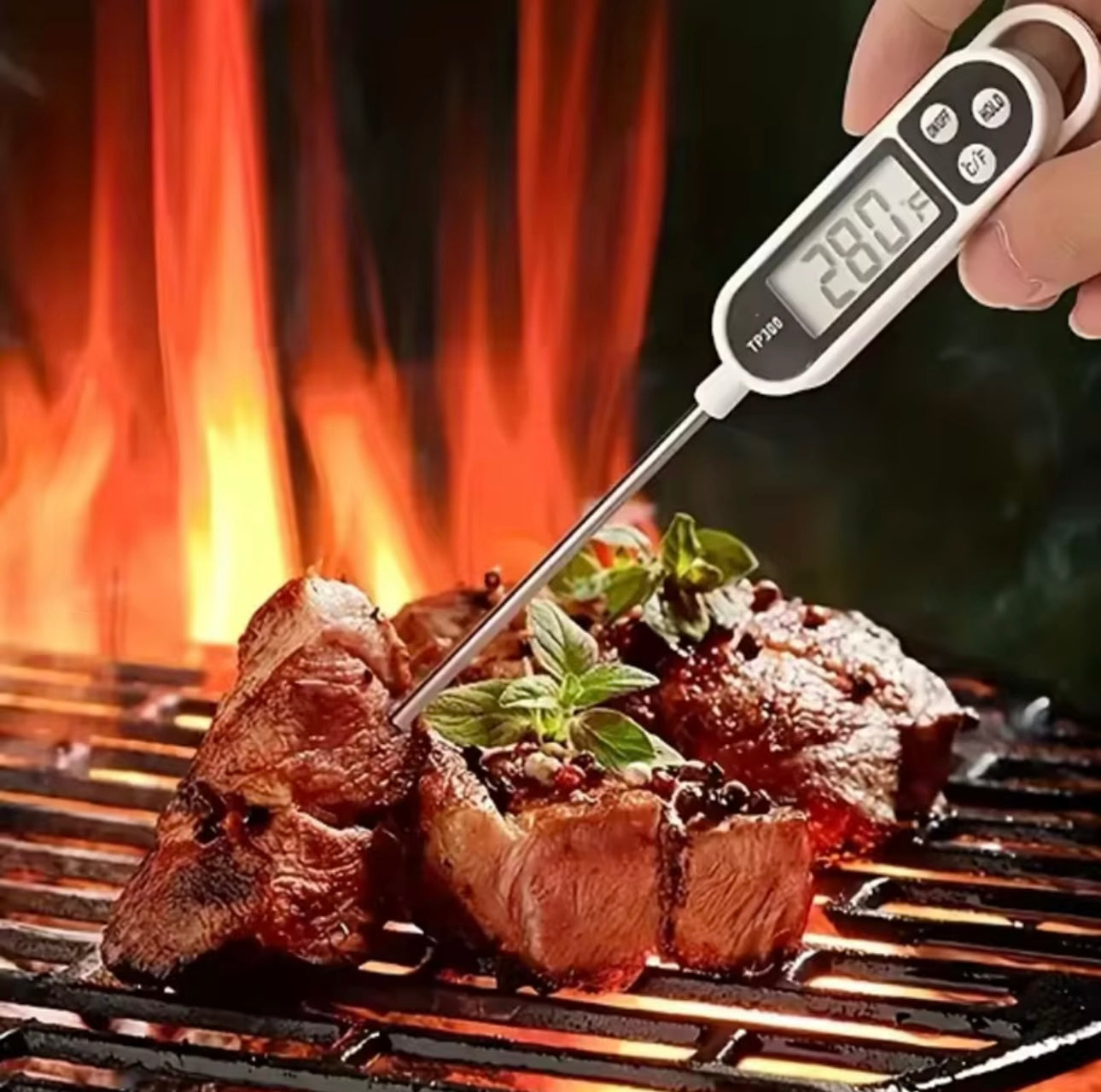 Food Thermometer Digital Real-Time Reading