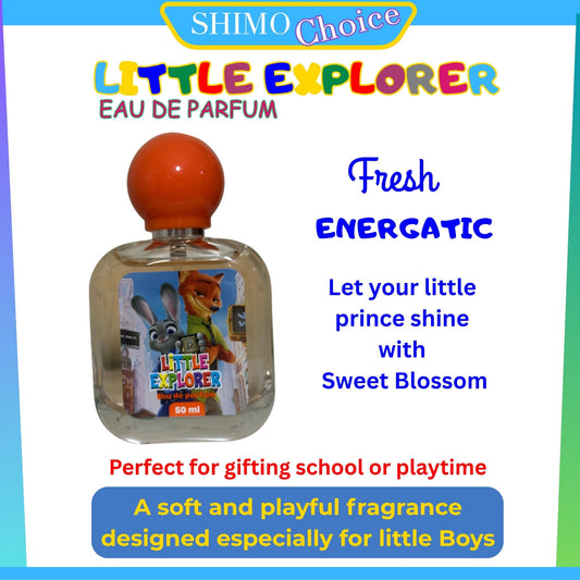 LITTLE EXPLORER - Fresh Kids Cologne for Boys – Long-Lasting Gentle Scent (All Ages)