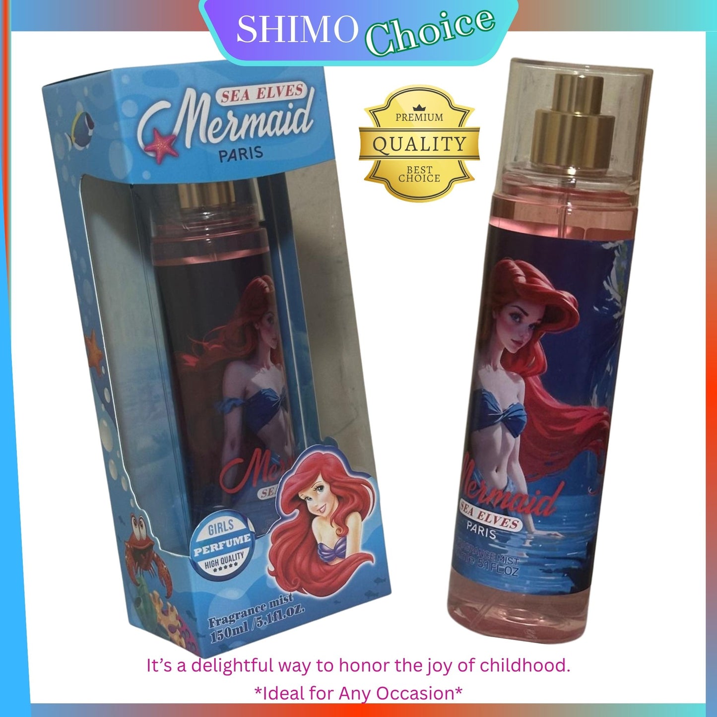 MERMAID - PRETTY DREAMS – Fresh & Gentle Girls’ Fragrance | Smell Sweet and Shine All Day