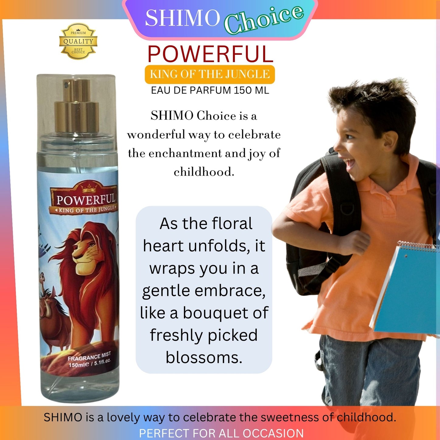 POWERFUL - BRIGHT STAR – Fresh & Confident Boys’ Perfume | Playful Scent that Lasts and Inspires Energy All Day