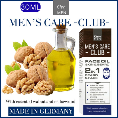 Men's Care Club - 2in1 Face and Beard Cream -30ML- GERMANY.