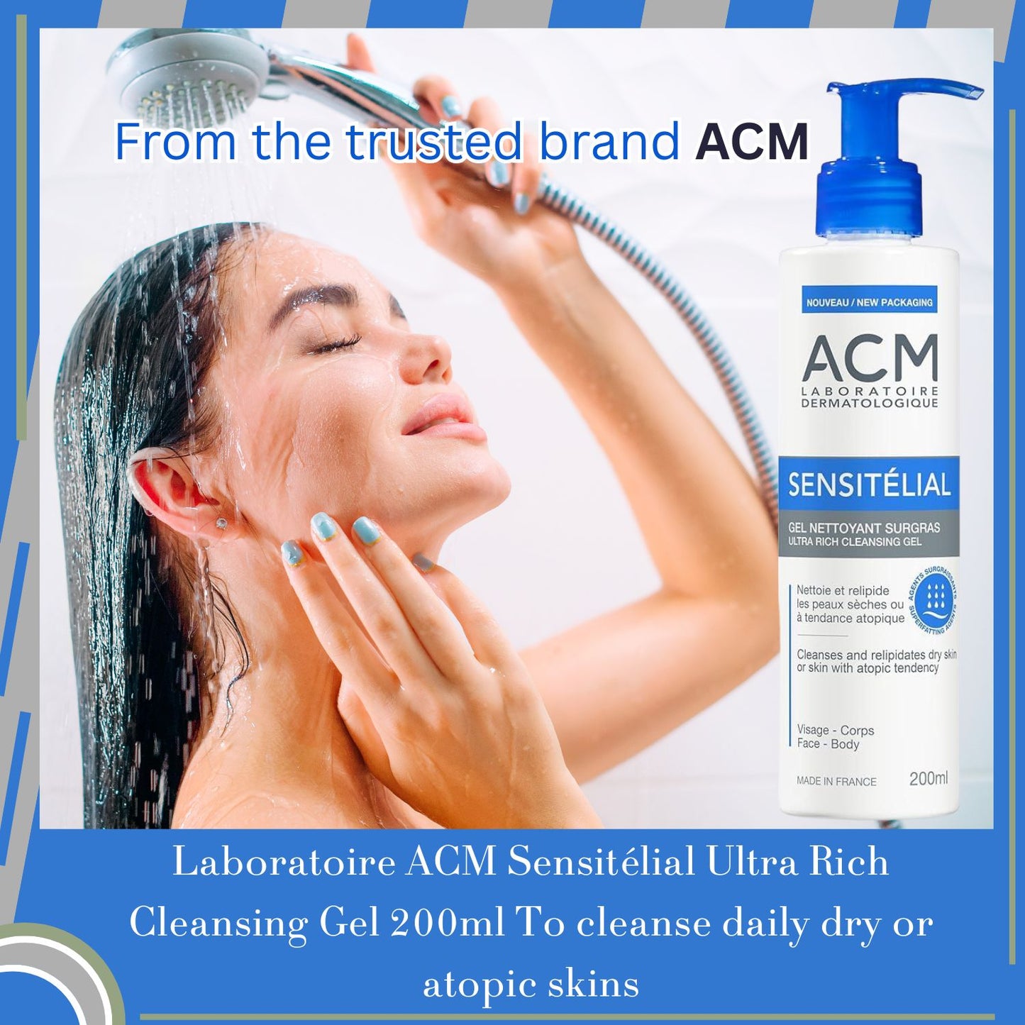 ACM-Sensitelial Superfatted Cleansing Gel 500ml