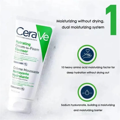 Cerave Hydrating Cream-to-Foam Cleanser