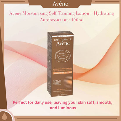 Avène Moisturizing Self-Tanning Lotion – Hydrating Autobronzant - 100ml