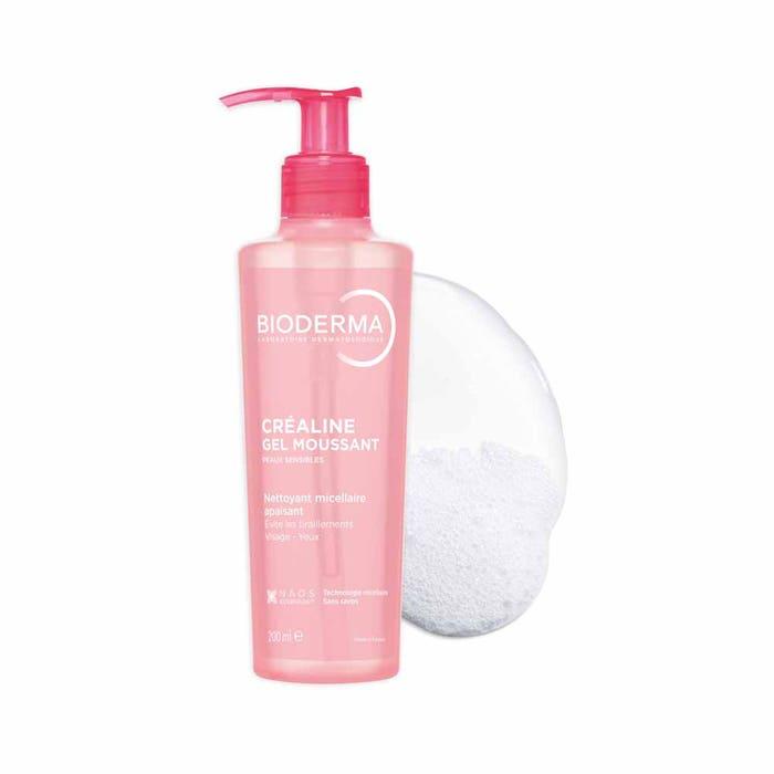 Bioderma Crealine Cleansing foaming gel sensitive skin Peaux sensibles 200ml