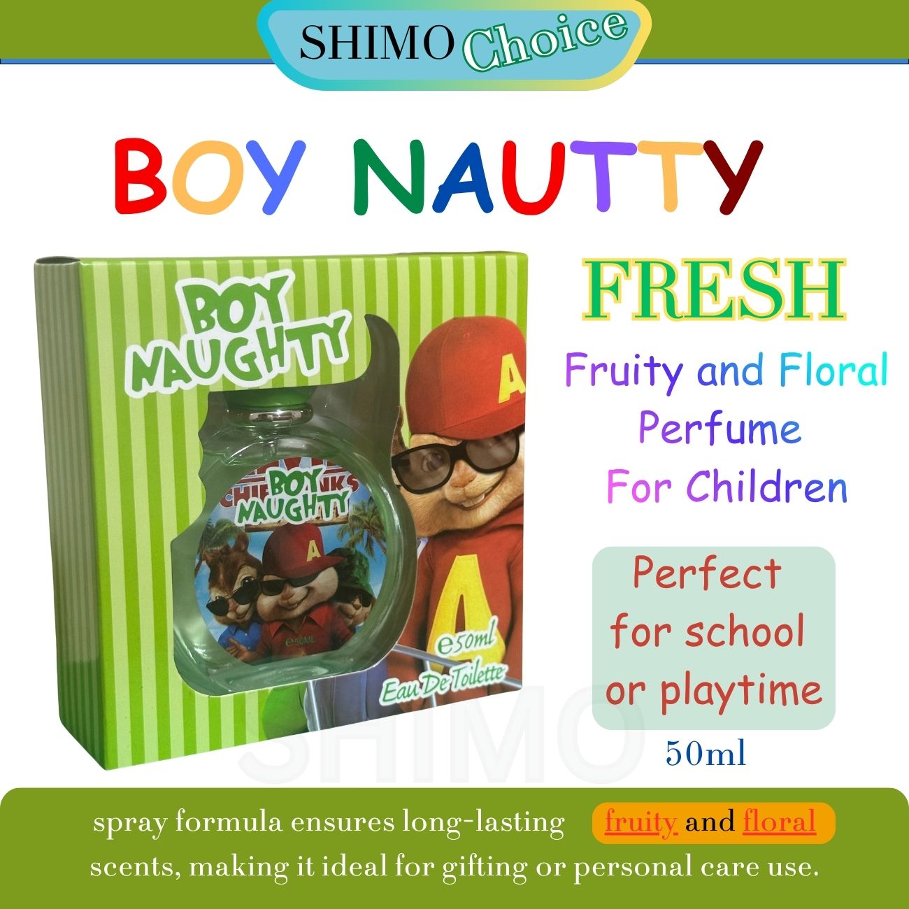 BOY NAUTTY - Fresh Long-Lasting Fruity and Floral Scents for Boys | Playful & Energetic Fragrance