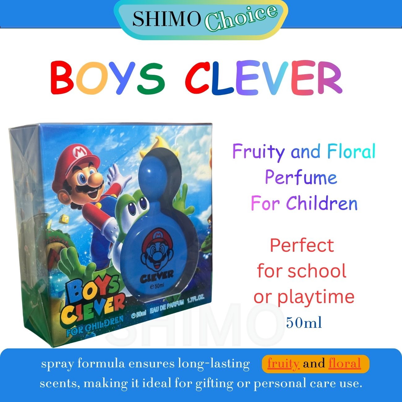 boys-clever Fresh Long-Lasting Fruity and Floral Scents for Boys | Playful & Energetic Fragrance