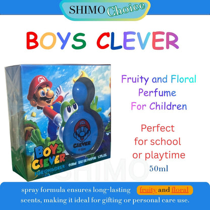 boys-clever Fresh Long-Lasting Fruity and Floral Scents for Boys | Playful & Energetic Fragrance