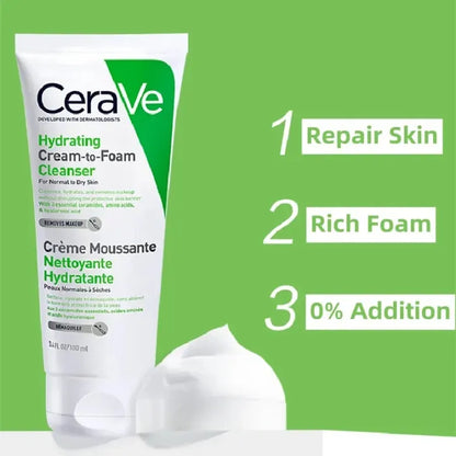 Cerave Hydrating Cream-to-Foam Cleanser