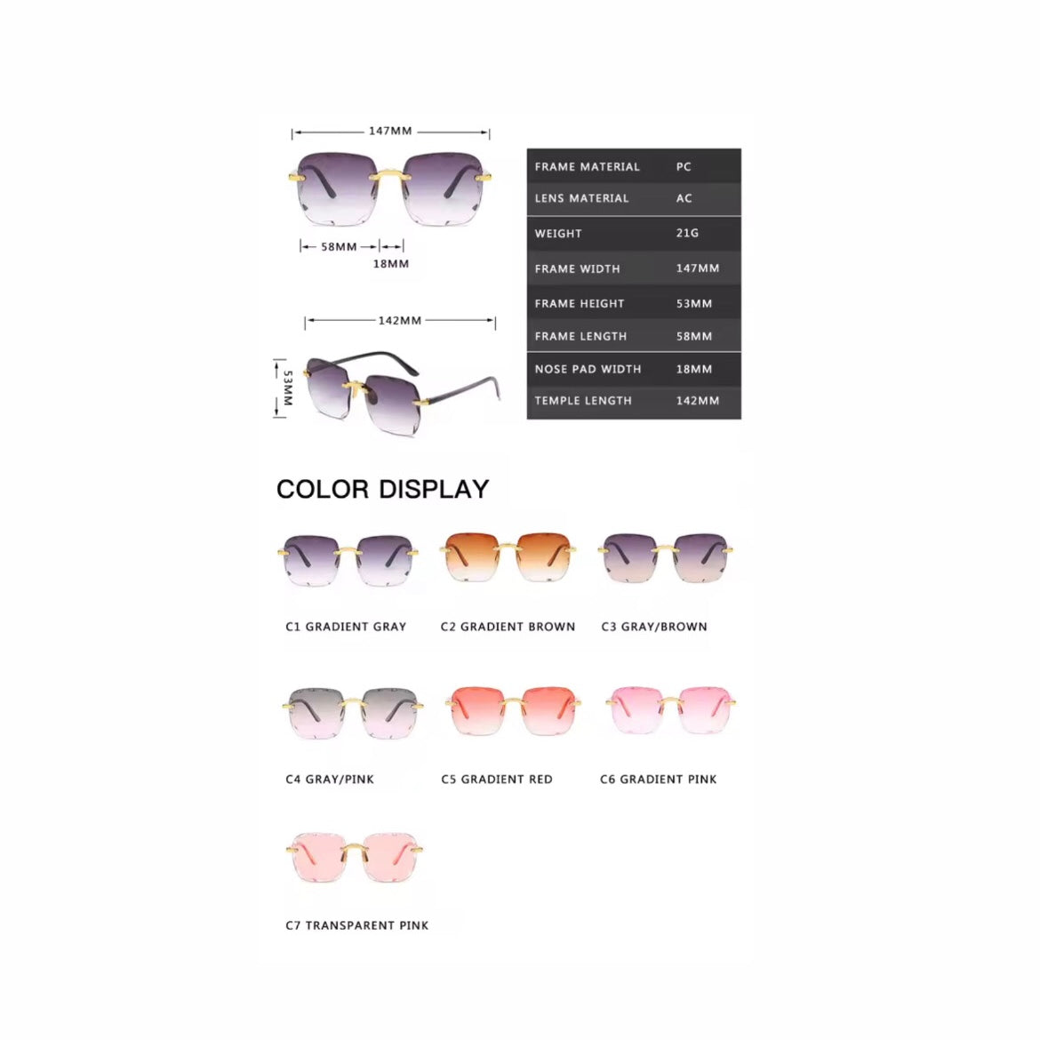 Square Sunglasses For Women