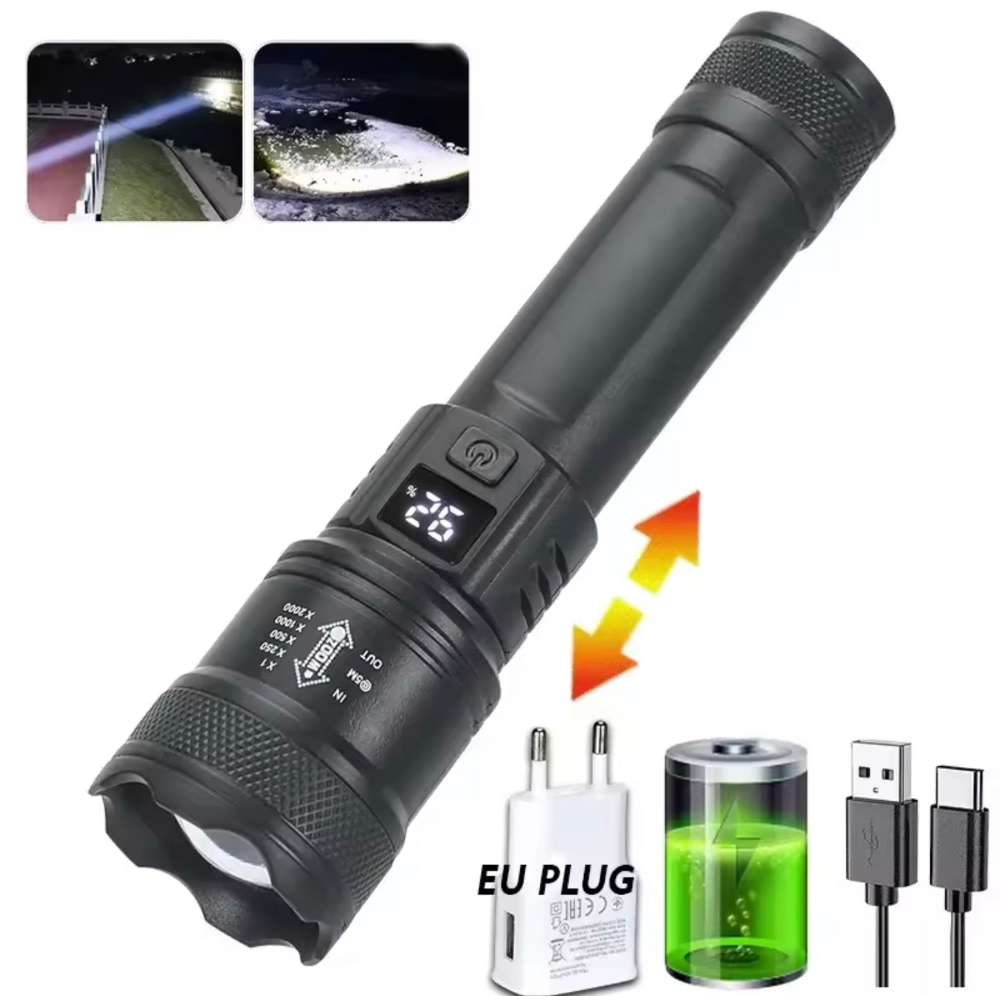 High Power LED Flashlight