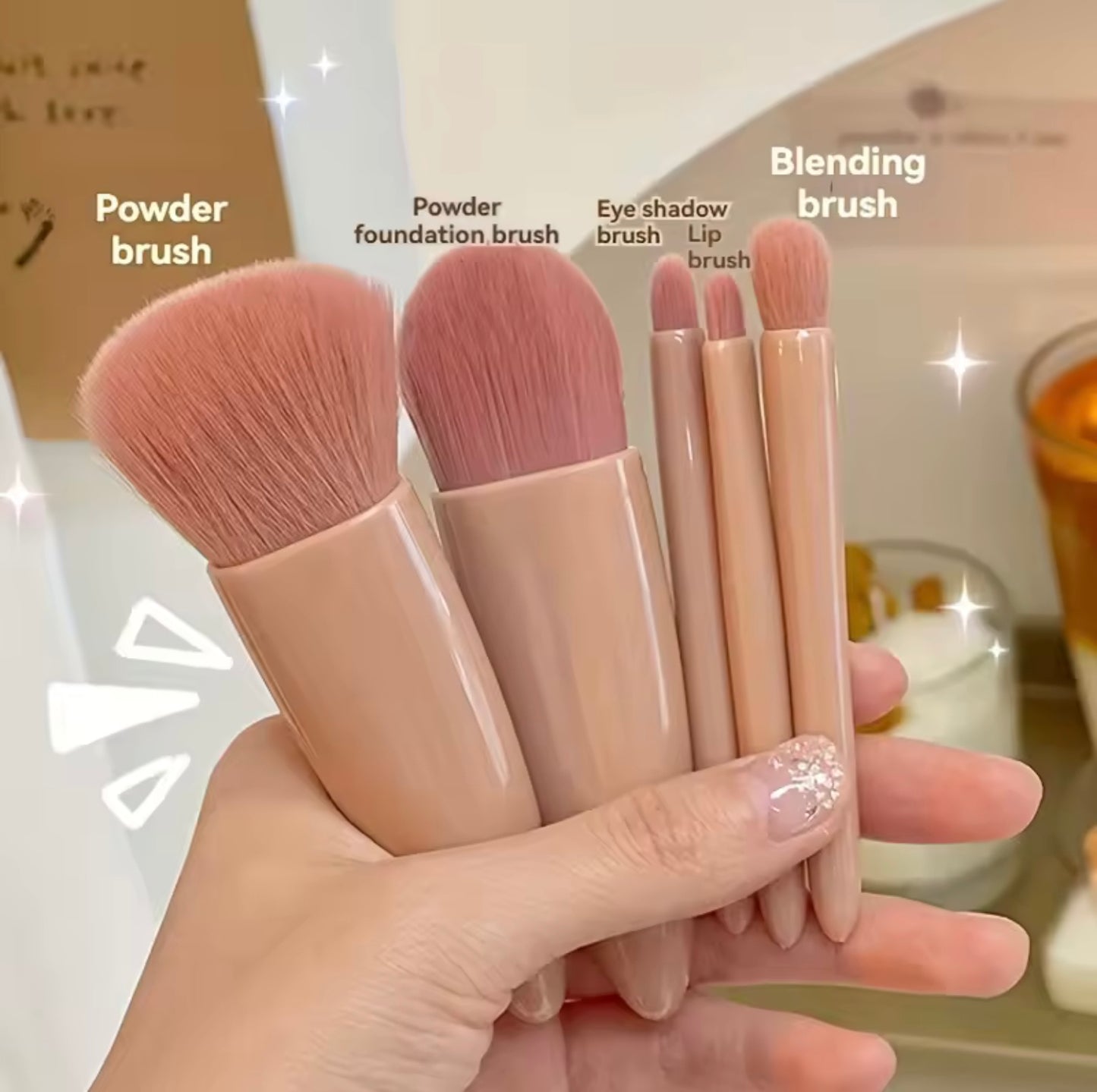 Portable Makeup Brush Set