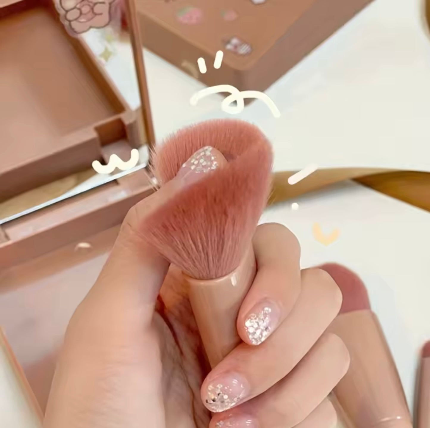 Portable Makeup Brush Set