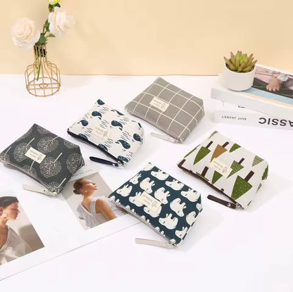 Canvas Cosmetic Bag