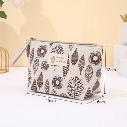Canvas Cosmetic Bag