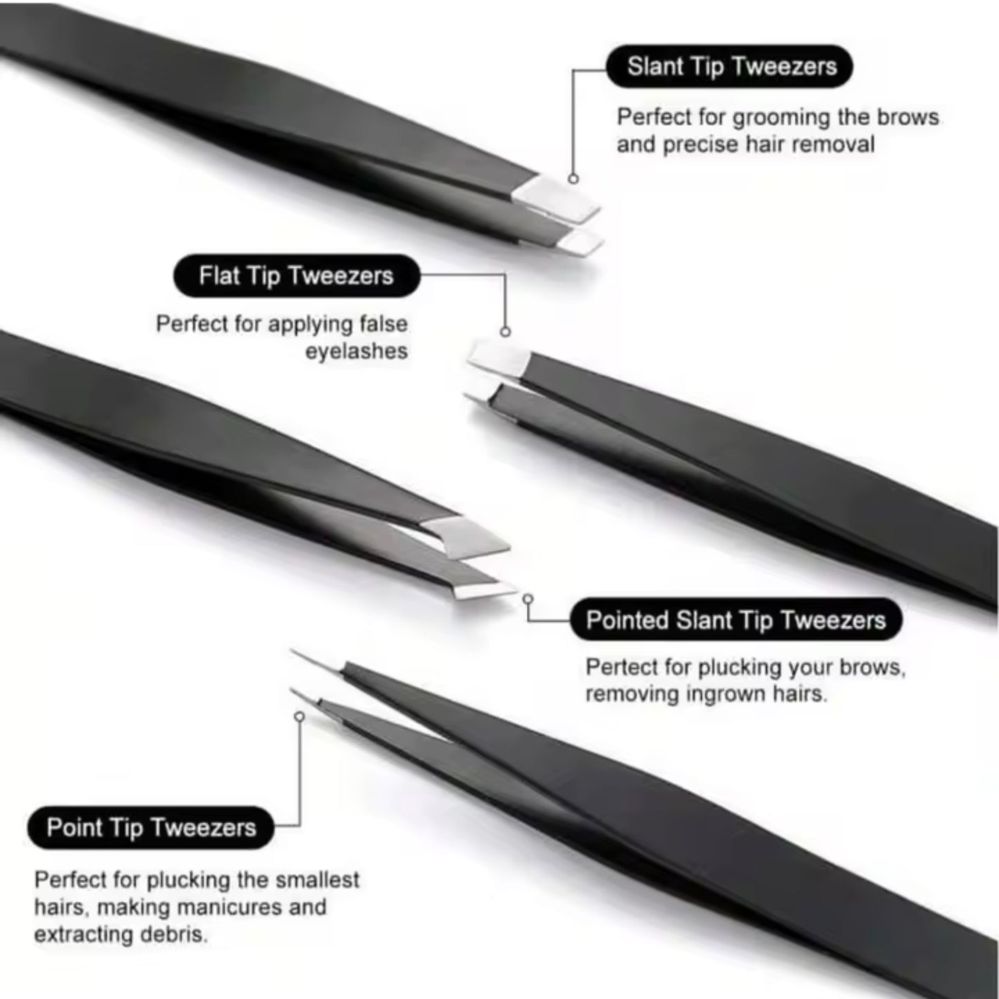 Eyebrow Tweezers Set
