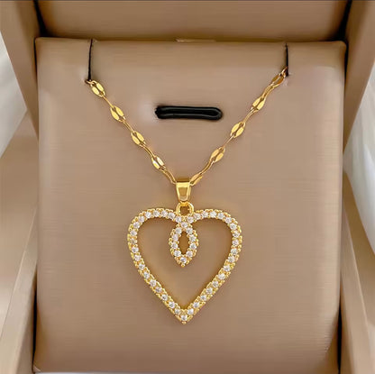 Trendy Heart  Necklaces