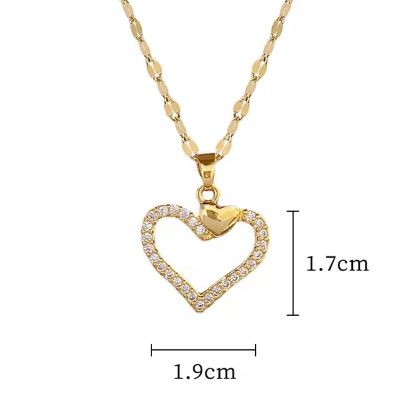 Trendy Heart  Necklaces