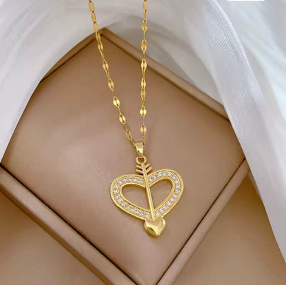 Trendy Heart  Necklaces