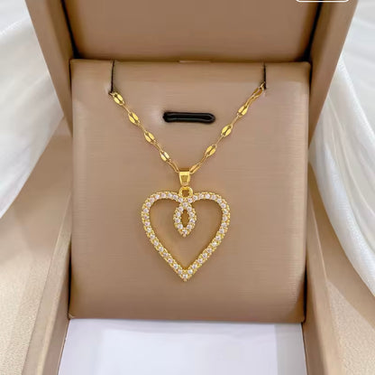 Trendy Heart  Necklaces