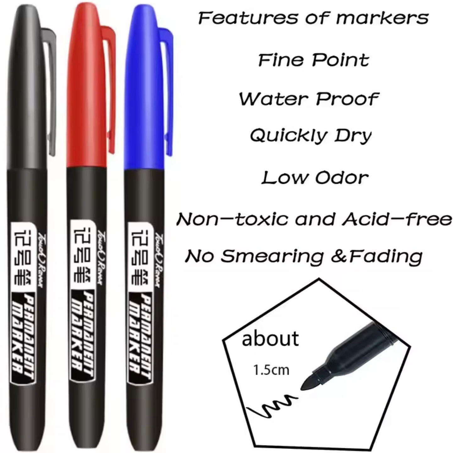 Drawing Markers Black