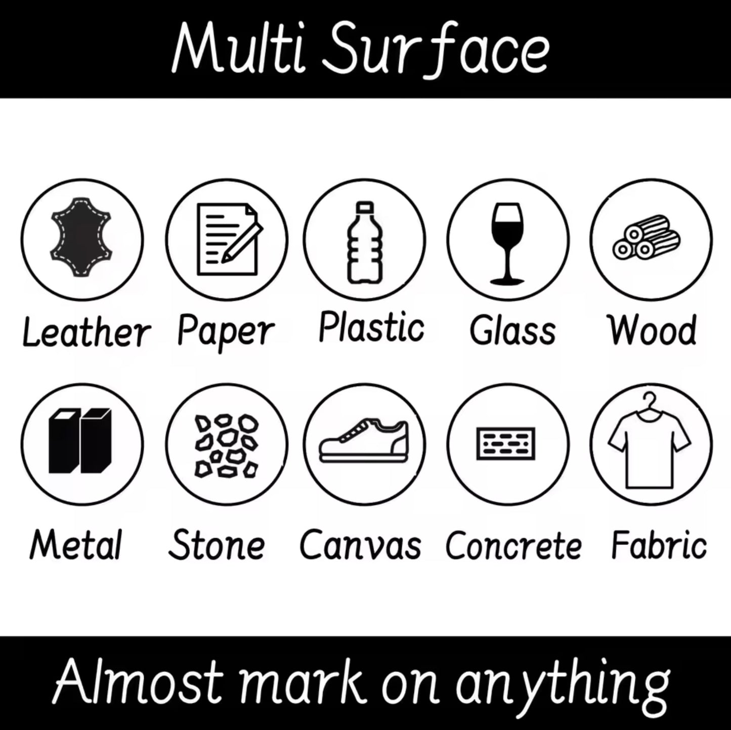 Drawing Markers Black