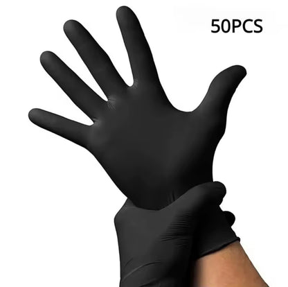 Black Nitrile Gloves