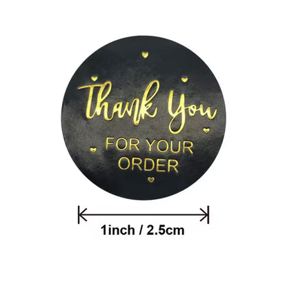 Thank You for Your Order Stickers