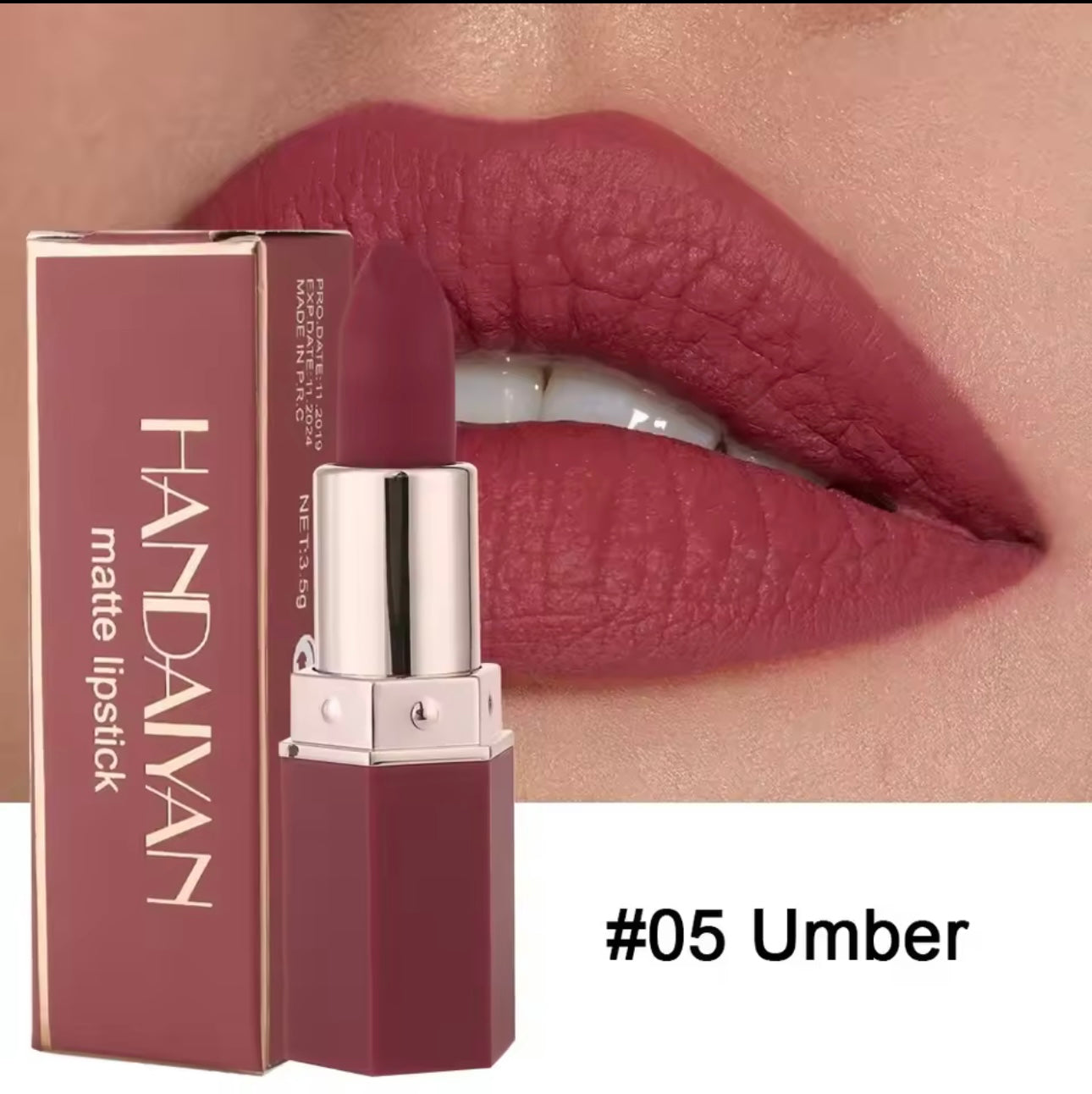 Handaiyan 6 Colors Matte Waterproof Velvet Nude