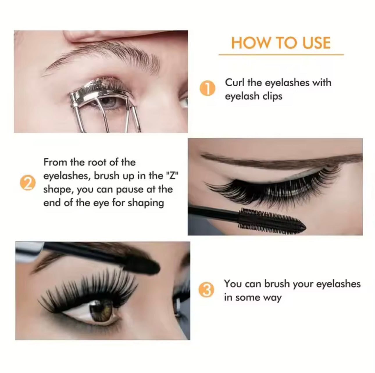 Waterproof 4D Mascara – Get bold, long, and perfectly curled lashes that last all day!