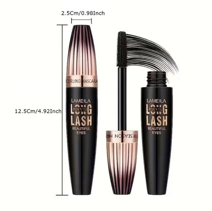 Waterproof 4D Mascara – Get bold, long, and perfectly curled lashes that last all day!