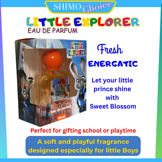 LITTLE EXPLORER - Fresh Kids Cologne for Boys – Long-Lasting Gentle Scent (All Ages)