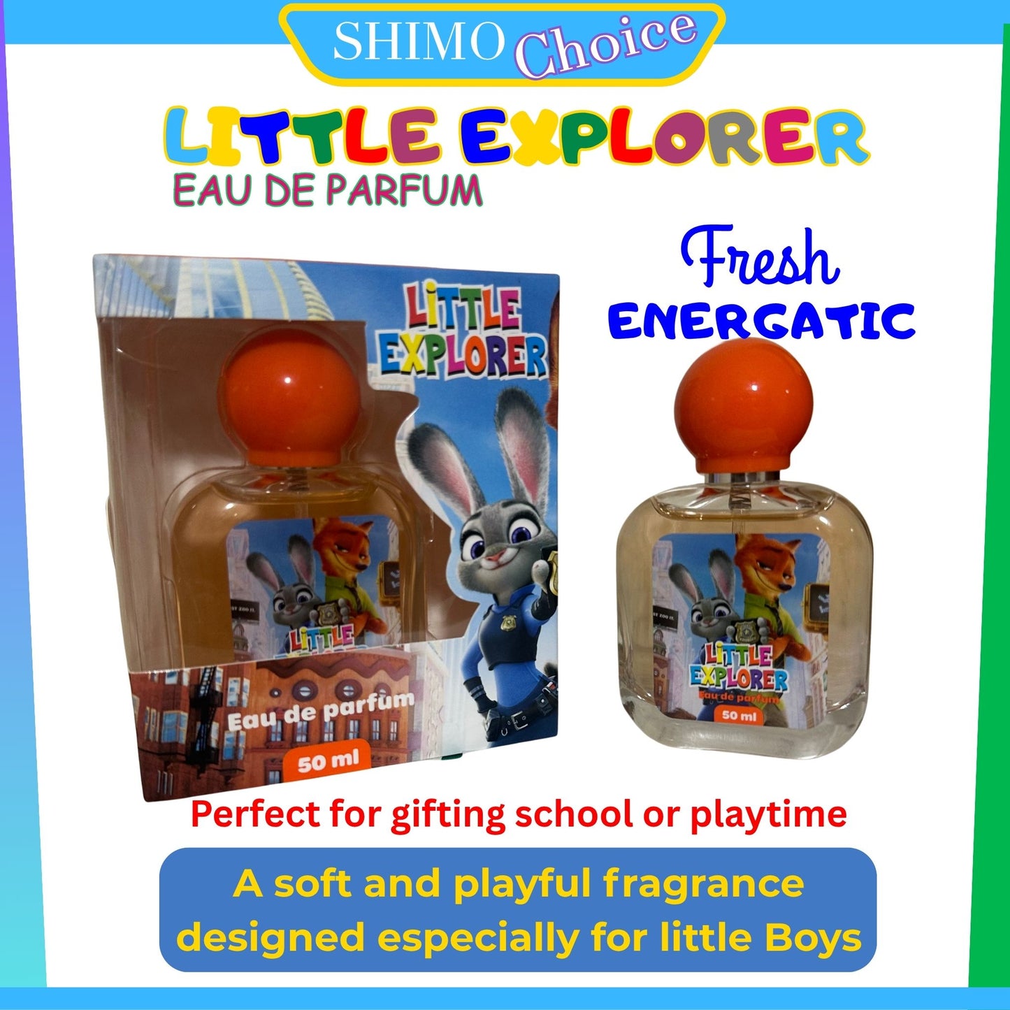 LITTLE EXPLORER - Fresh Kids Cologne for Boys – Long-Lasting Gentle Scent (All Ages)