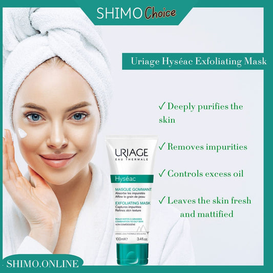 Uriage Hyséac Exfoliating Mask for Combination to Oily Skin – 100ml