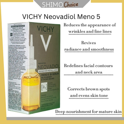 Vichy Neovadiol Meno 5 Bi-Serum 30 ml – Anti-Age Peri & Post-Menopause Bi-Serum for Firmness & Brown Spots