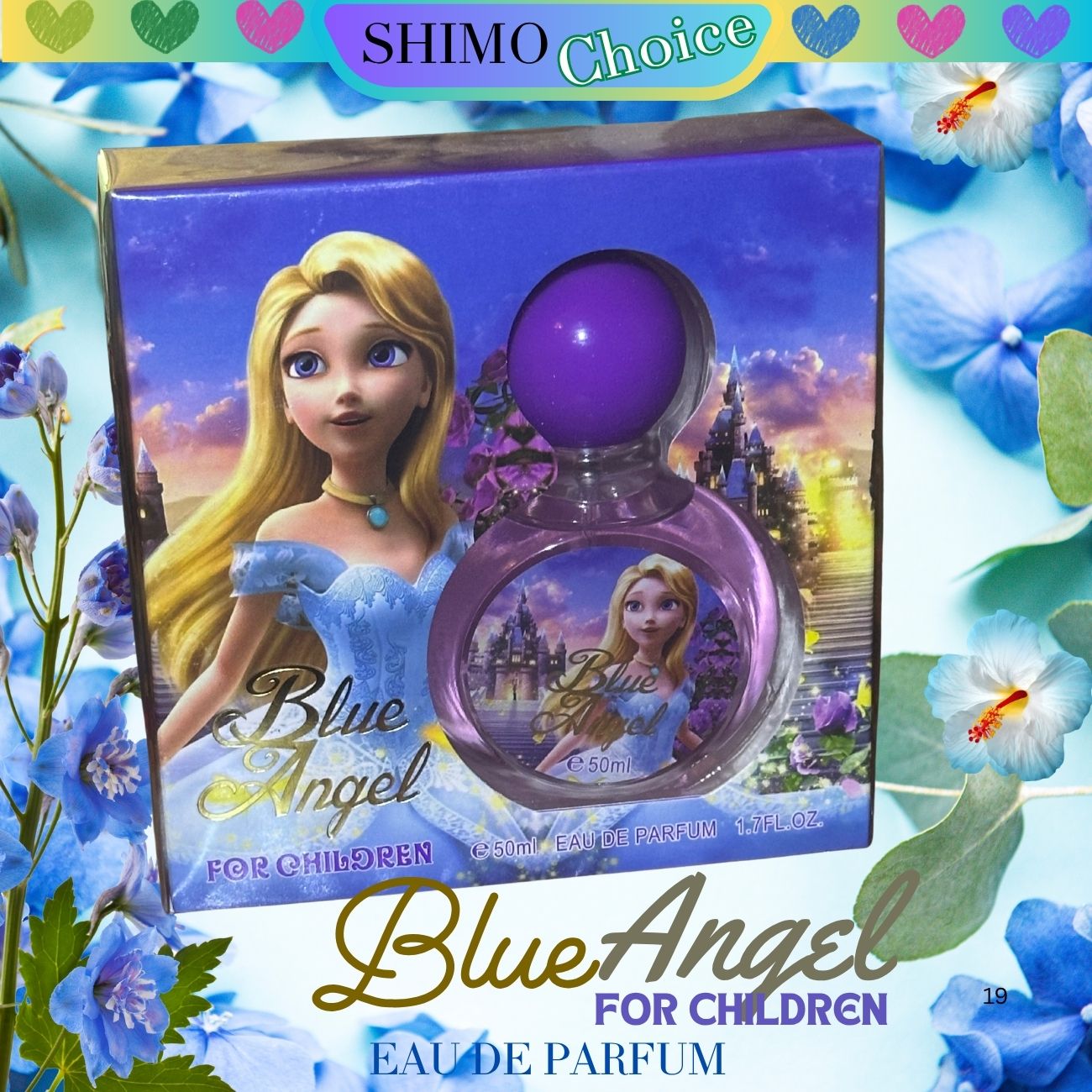 Blue angel - Sweet Blossom Kids Perfume | Gentle & Long-Lasting Fragrance for Girls