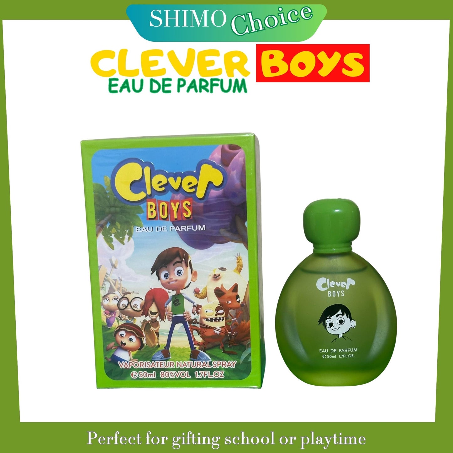 CLEVER BOYS - Fresh & Energetic Boys’ Perfume | Playful & Long-Lasting Scent for boys