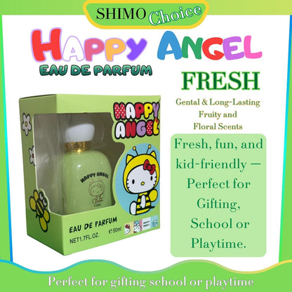 HAPPY ANGEL-Sweet & Fresh Girls’ Perfume | Long-Lasting Fruity & Floral Scent