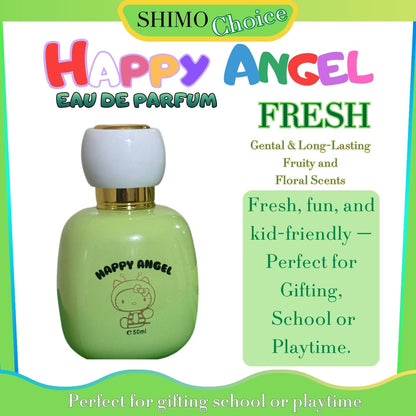 HAPPY ANGEL-Sweet & Fresh Girls’ Perfume | Long-Lasting Fruity & Floral Scent
